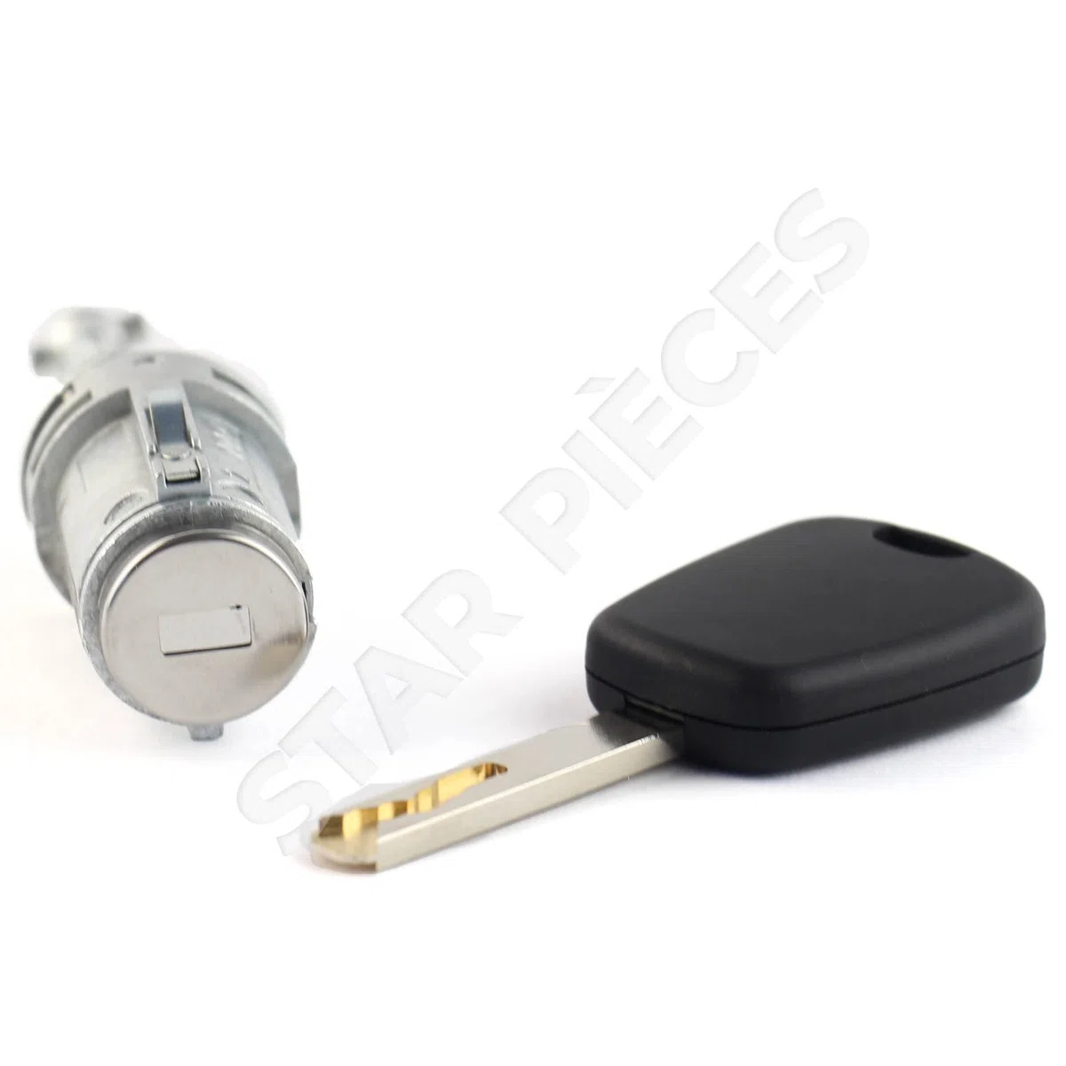 Cerradura puerta compatible para Citroen C2, C3 y C3 Pluriel (2002-2011) delantero izquierdo (conductor) Bombin cerradura con duplicado de llave | 9170T9