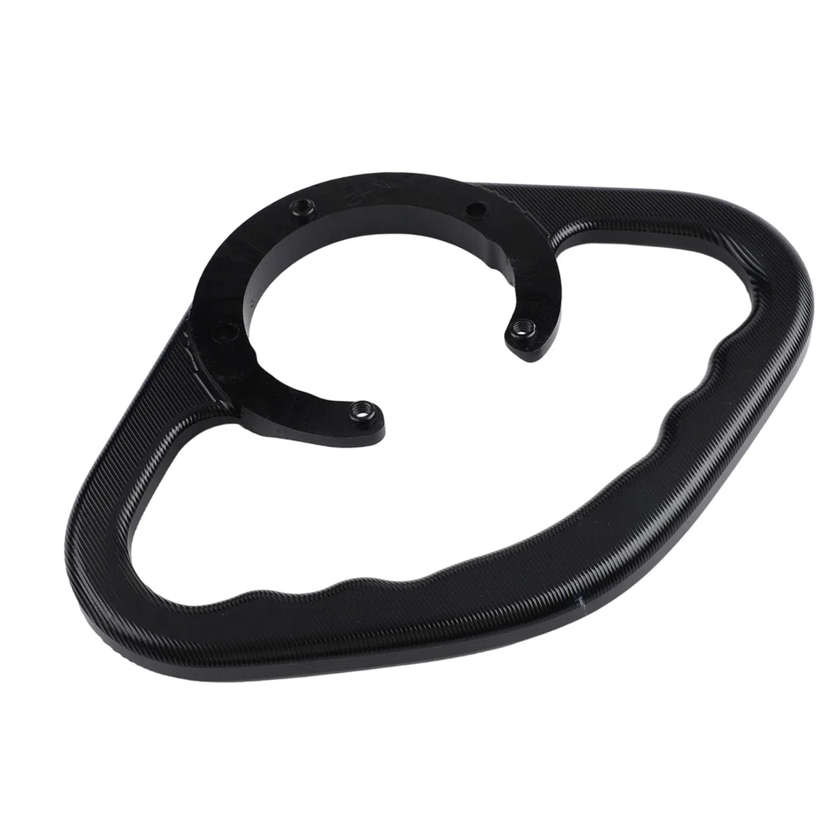 Para CNC de aluminio para motocicleta, para combustible para tanque, barra de agarre, reposabrazos trasero del pasajero, color rojo