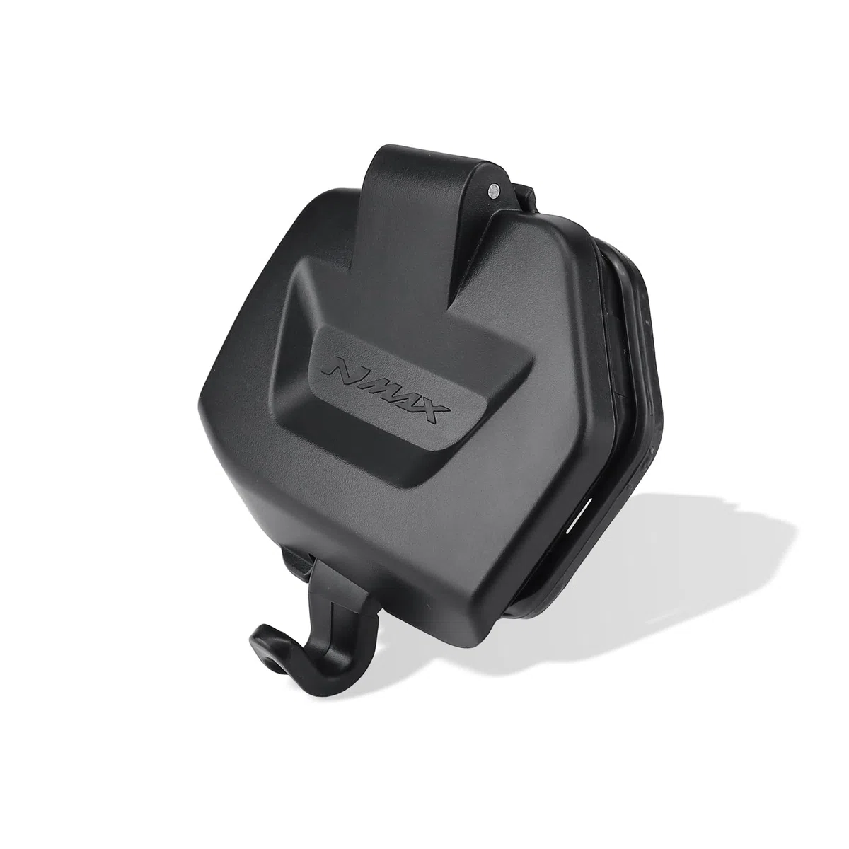 Para NMAX155 V3 2025 Caja de Herramientas Cubierta de Almacenamiento NMAX 125 155 Tech Max Accesorios Lados Cubierta Impermeable NMAX 155 Tapas a prueba de polvo (Negro)