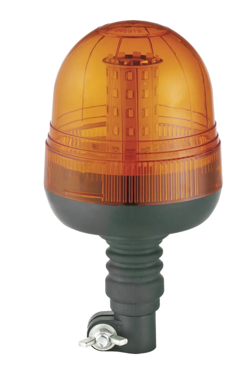 Ryme Automotive - Rotativo Flexible LED 12/24V 3 Funciones Advertencia, Señalización Emergencia Vehículos, Tractores, Grúas, Vehículos Emergencia