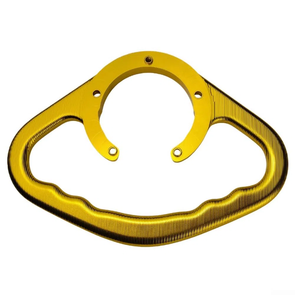 Barra de agarre para pasajeros de motocicleta Kawasaki - Mango de tanque de aleación de aluminio CNC (dorado)