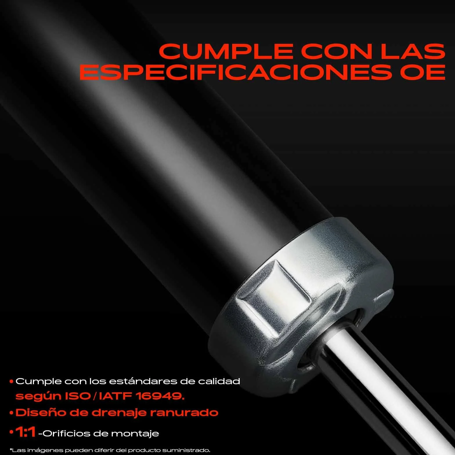 Frankberg 2 amortiguadores de choque delantero izquierdo y derecho, presión de gas de 510 mm, compatible con 2008 I CU 2008 I Van CU Replace# 3338004,9810915580