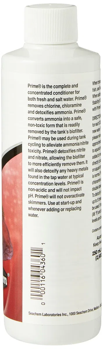 Seachem Acondicionador de Agua Prime, 250 ml