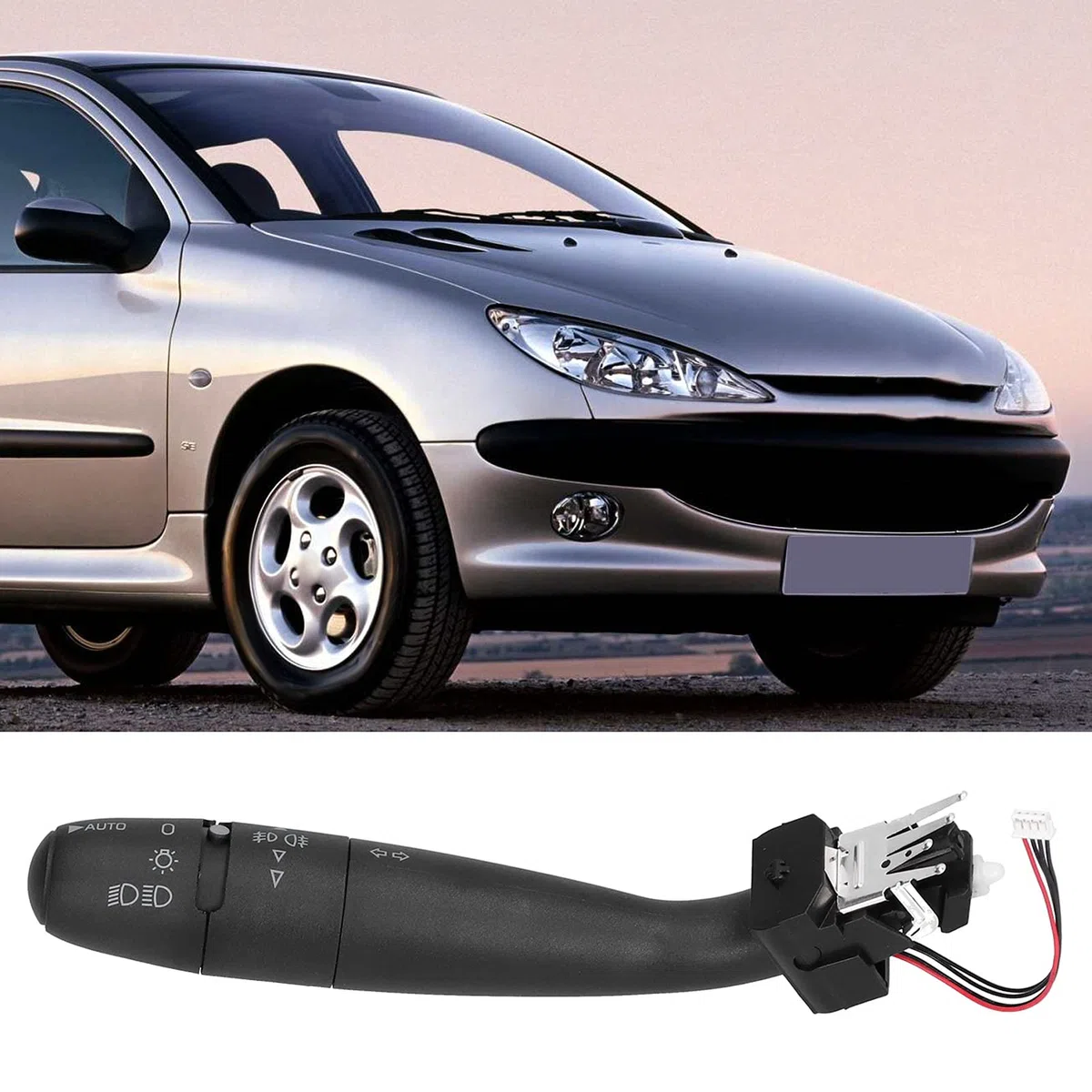 AMONIDA Control de Señal de, Interruptor Indicador de Señal de del Coche Reemplazo Izquierdo para 206 207 307 301 308 3008 405 4074