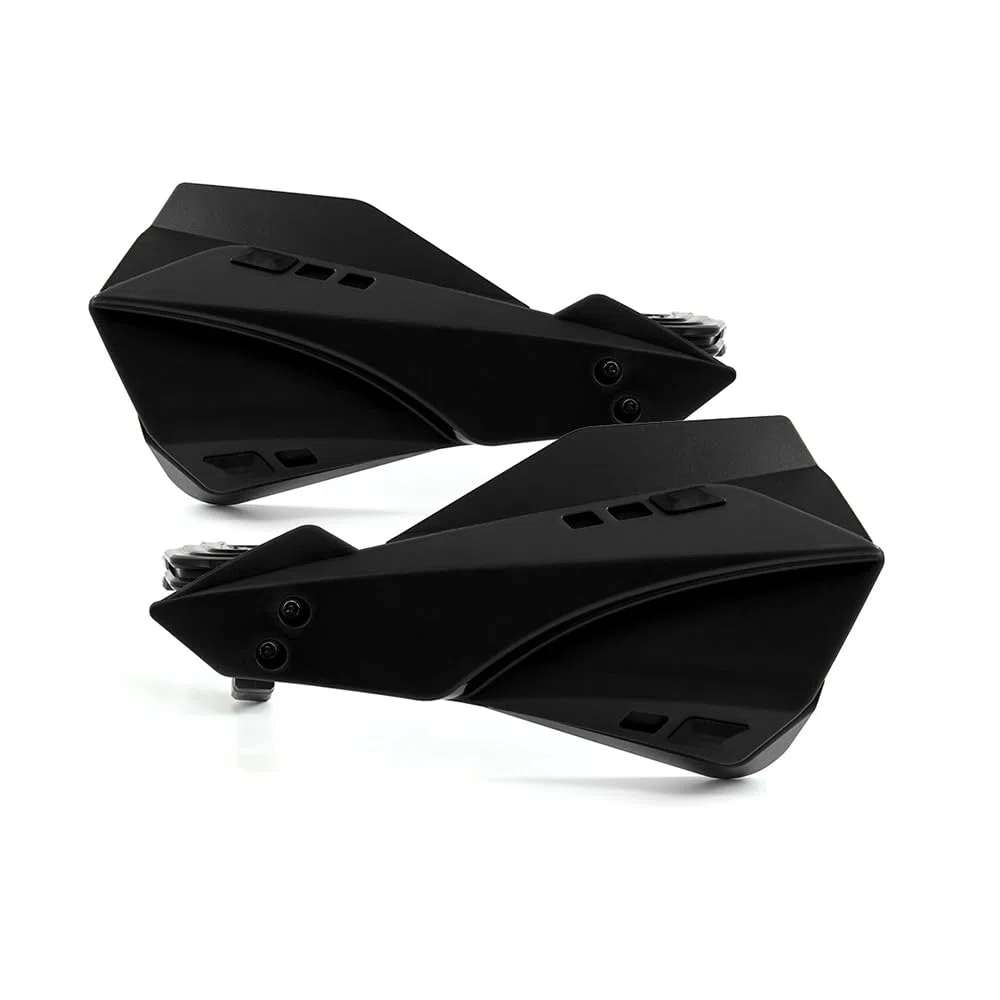 Guardamanos de Moto 22MM 25MM ABS Guardamanos Racing Para 80-650CC XR CR CRF Para Para 125-498CC RR 2T 4T (Negro)