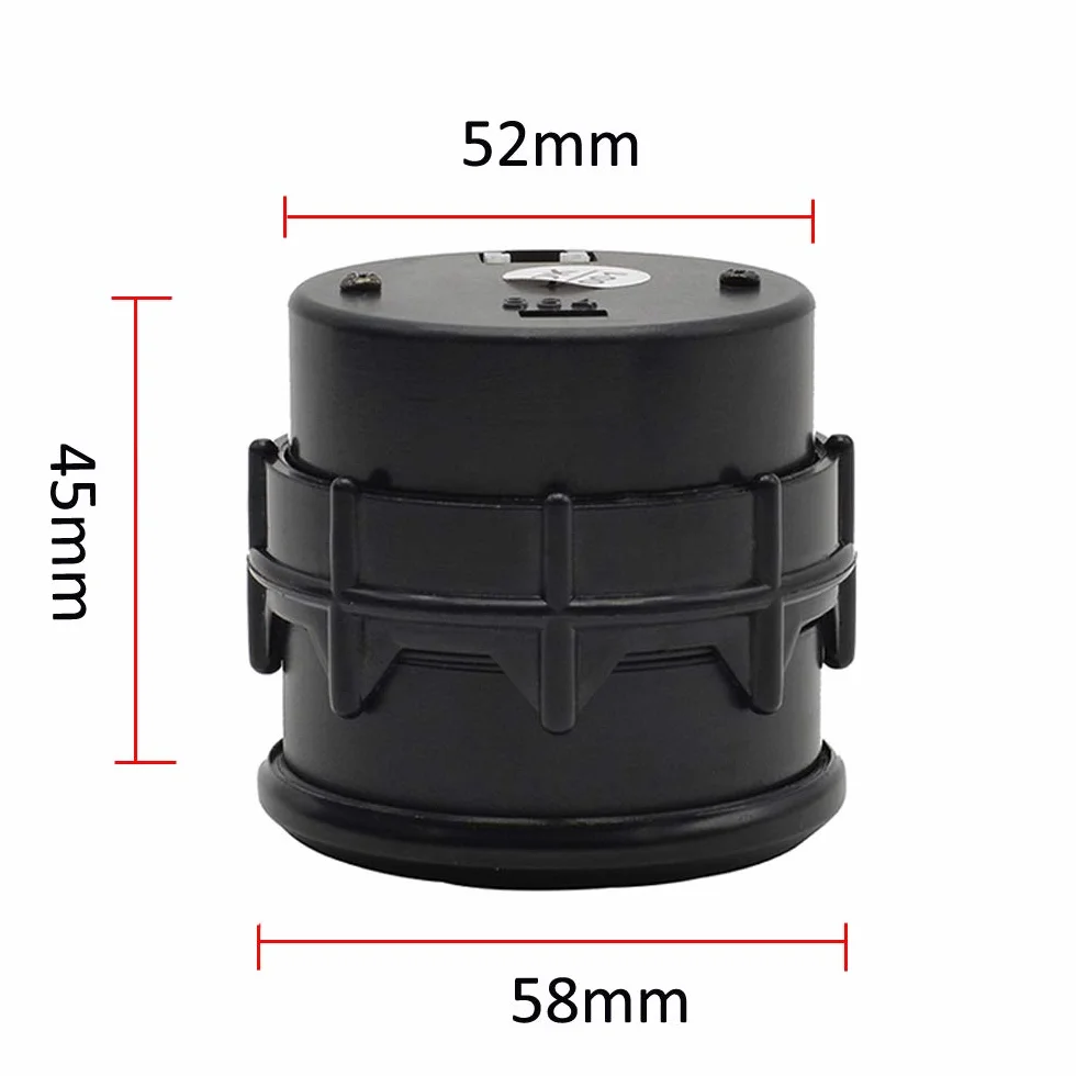 ETOPARS Motor de Coche Auto Digital 2 Pulgadas 52mm Medidor de Presión de Aceite Puntero Kit Refuerzo Pantalla Indicador de luz LED Tinte Humo Len Calibre Carreras