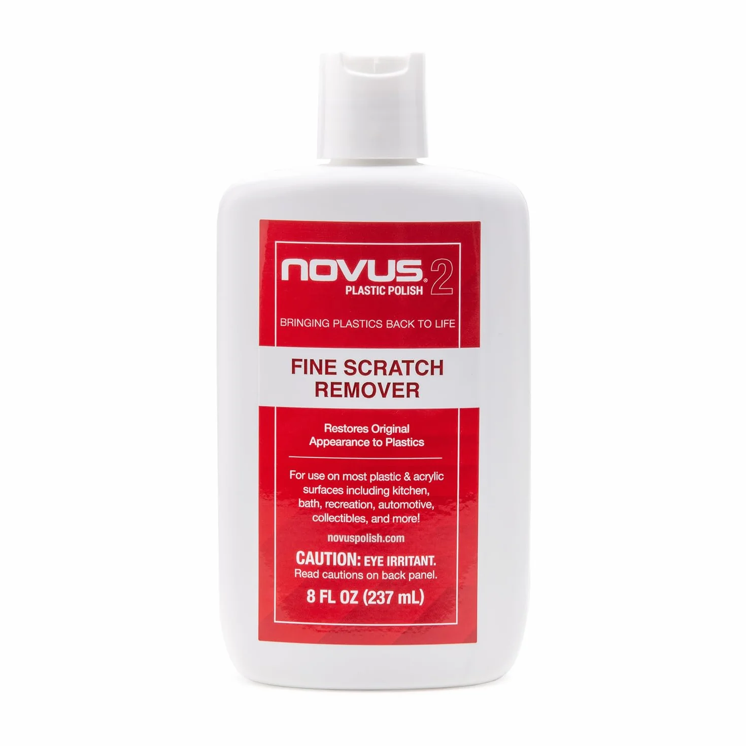 Novus Fina de 2 plástico – Reparador de arañazos, 8 ml