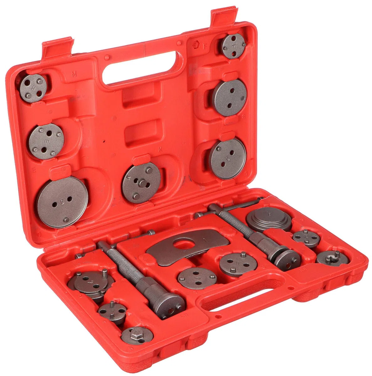 Mechanic Brake Set 18 | Juego de reposicionador de pistones de Freno 18 pzs | Reposicionar el pistón de Freno al Cambiar los Discos | Las Zapatas o Las Pastillas de Freno
