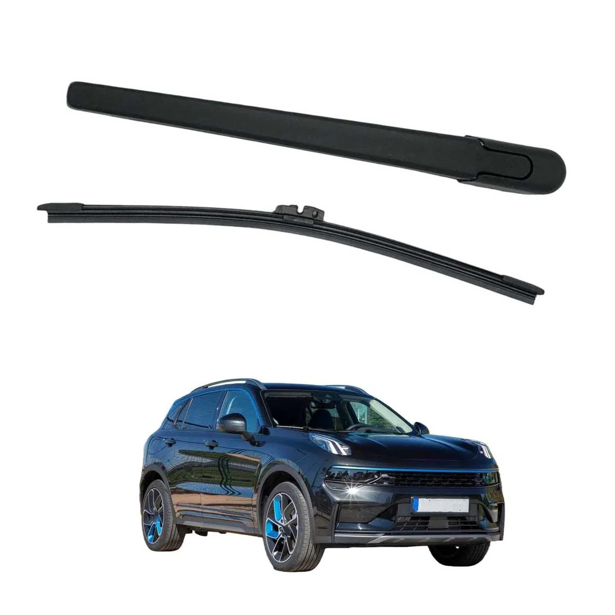 Limpiaparabrisas Trasero del Coche para LYNK & CO 01, Juego de Brazo y Escobilla de Limpiaparabrisas Trasero