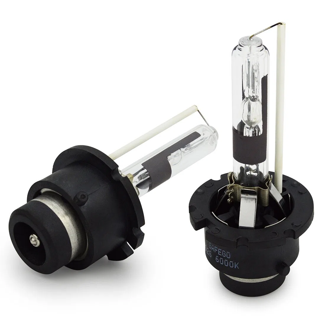 Safego 2X D2R Lámpara de Xenón de Faros Bombilla Hid Xenon Luz Luces de Coche para Coches Blanco Frio Ac 12V 35W 8000K