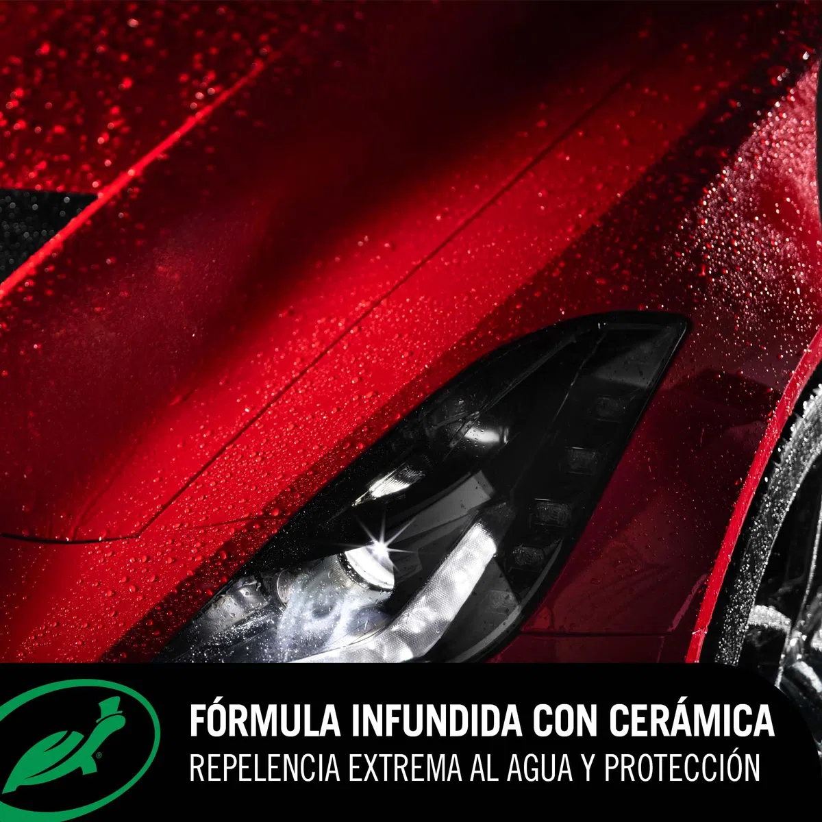 Turtle Wax Hybrid Solutions Cera Húmeda Cerámica, cera en spray para coches, proporciona brillo alto, protección con recubrimiento cerámico para pintura, llantas, cristales, repelencia al agua, 500 ml