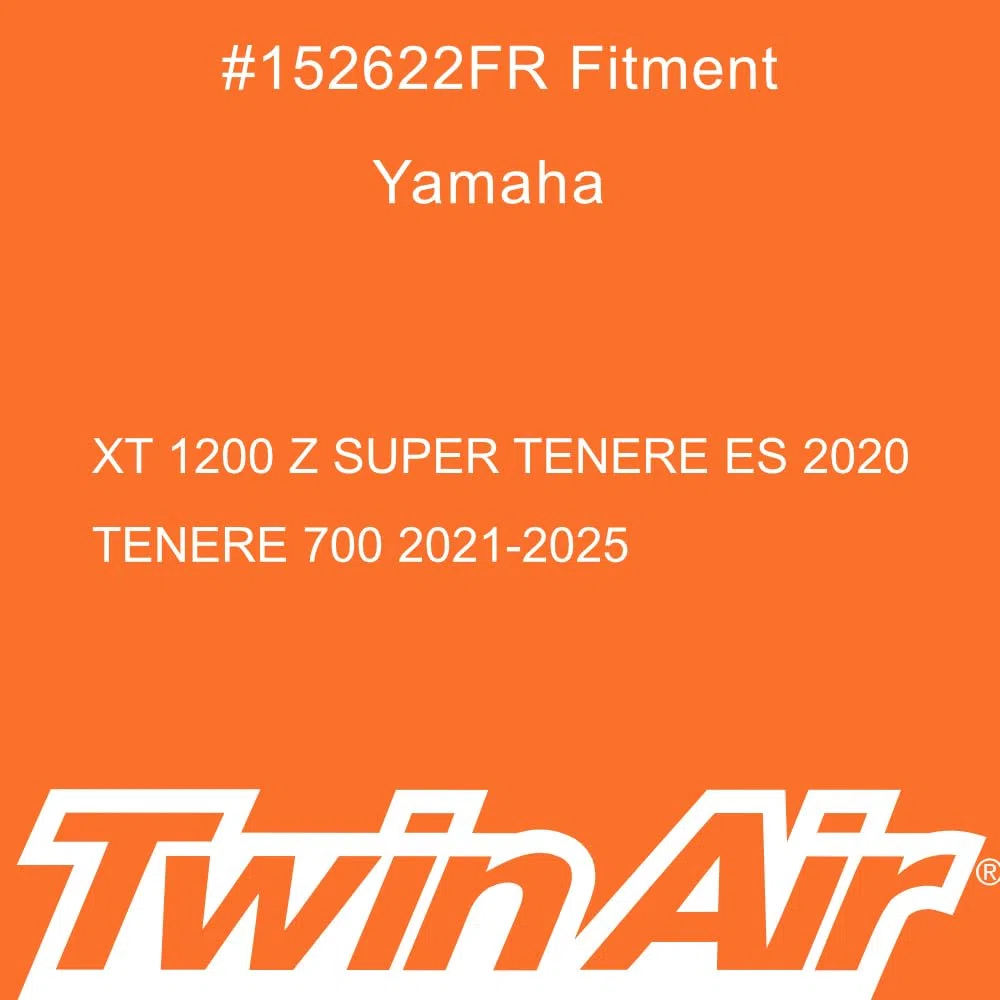 TWIN AIR Filtro de aire resistente al fuego - 152622ES Yamaha Ténéré 700