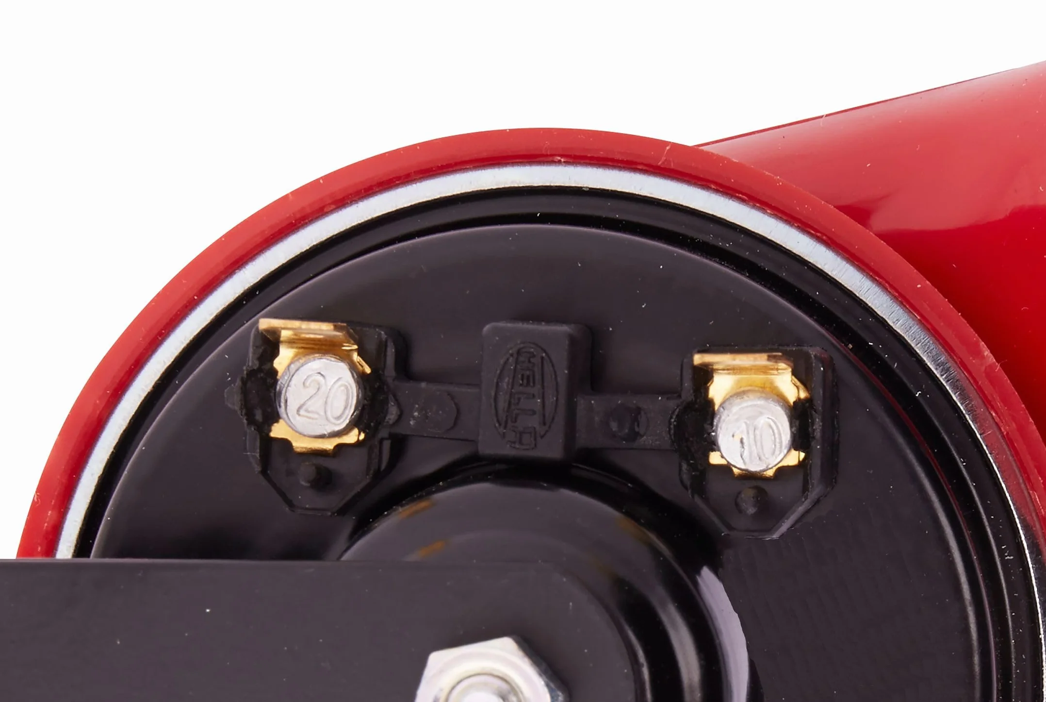 HELLA Bocina STYLE HORN TE24 SET 12V 110dB (A) Gama de frecuencia de 400Hz gama de frecuencia hasta 500Hz sonido grave/sonido agudo eléctrico Conexión 3FH 007 424-811