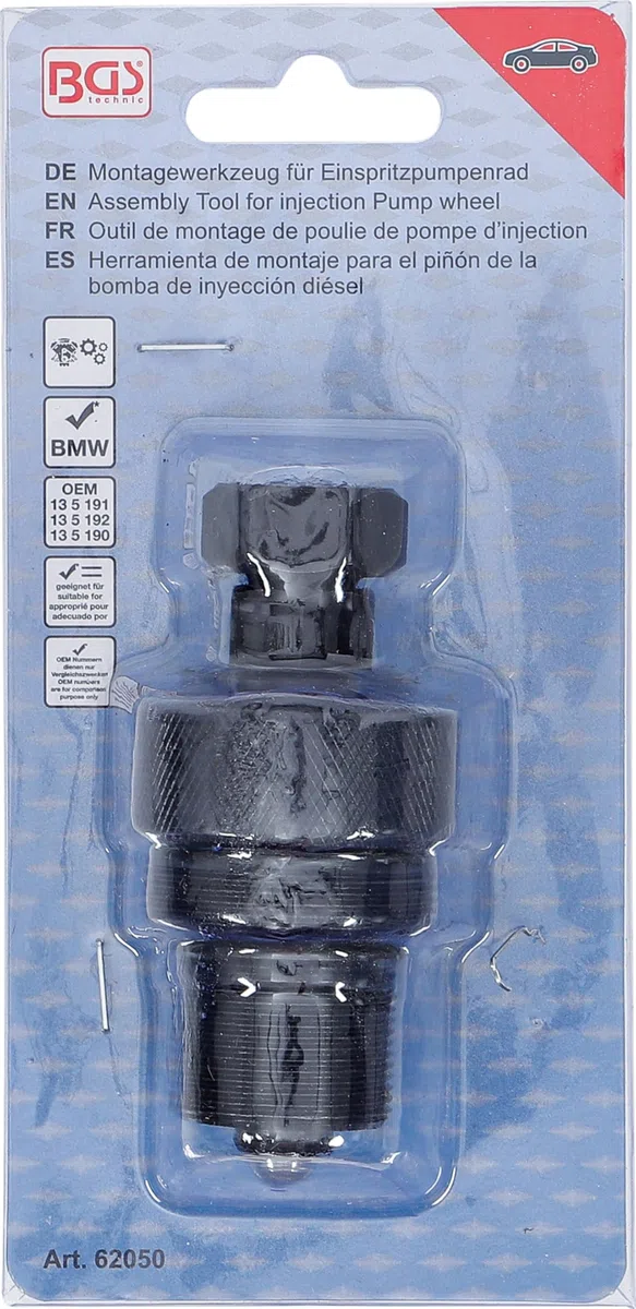 BGS 62050 | Herramienta de montaje para el piñón de la bomba de inyección diésel | para BMW