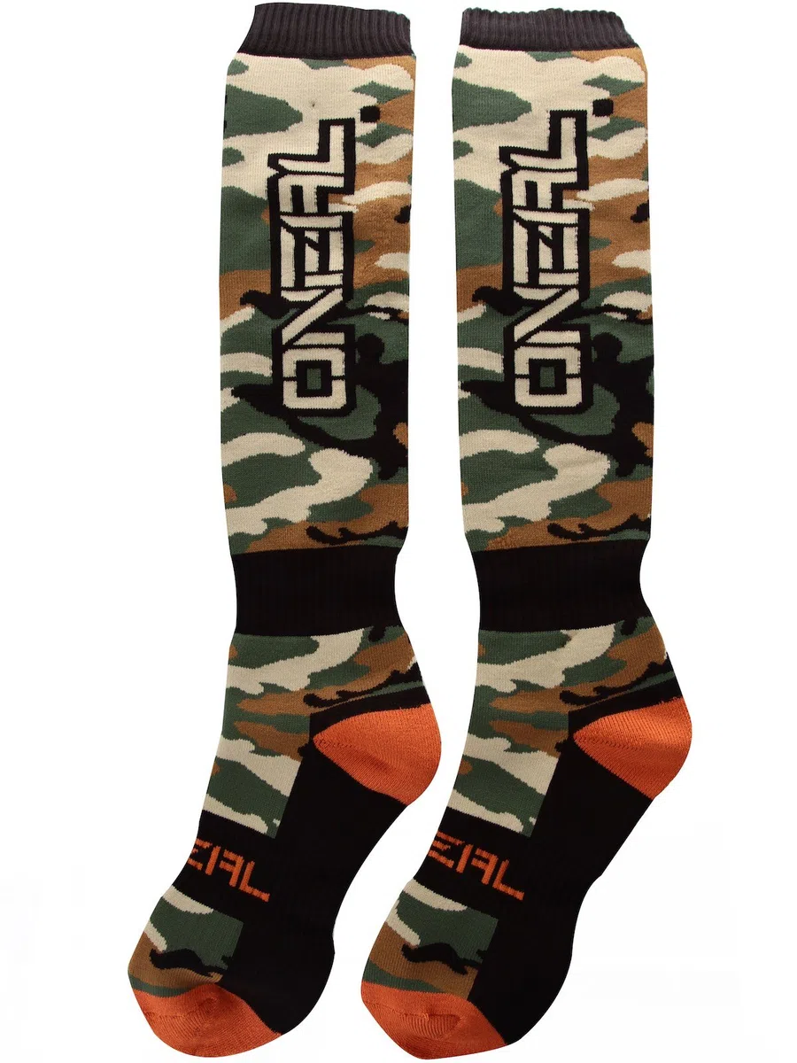 O`Neal Pro MX Sock WOODS CAMO Black/Green