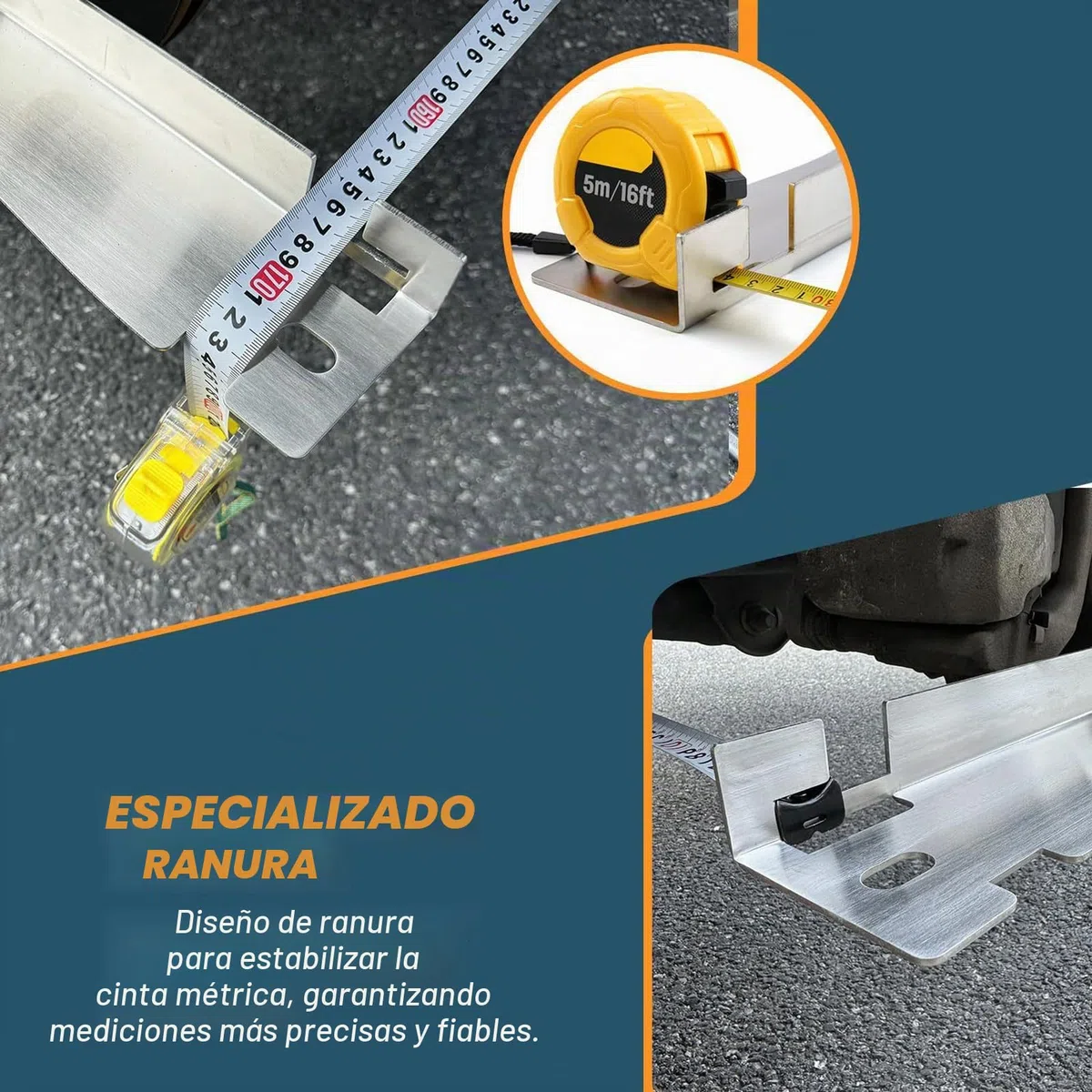 Shkalacar Placas de herramientas de alineación de dedos robustas, 2 piezas de placas de herramientas de alineación de ruedas de acero inoxidable con agujeros de suspensión para un fácil almacenamiento