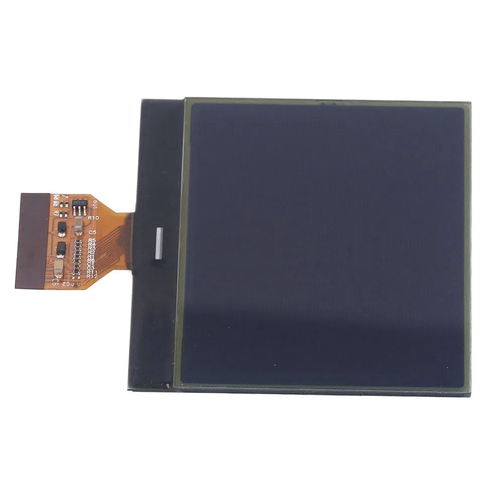 Pantalla LCD de tablero Donkivvy, pantalla de visualización del cluster de instrumentos LCD con conexión FPC del velocímetro Compatible con A4 B6 B7 2002-2008