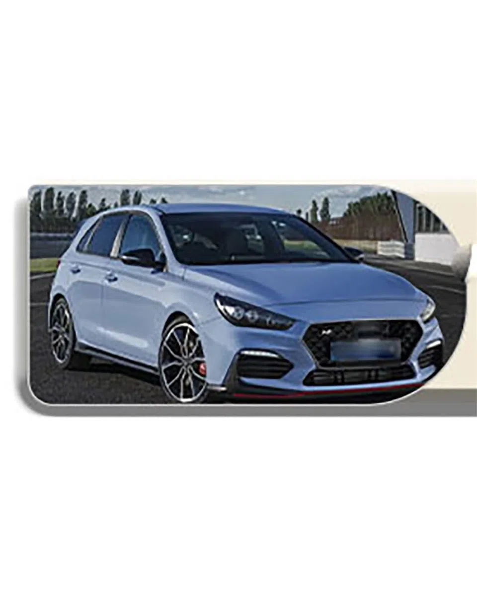 Tapa Espejo Retrovisor Para Hyundai Para I30 2017-2023 Decoración Carcasa Espejo Retrovisor Bóveda Retrovisor(Black,Izquierda)