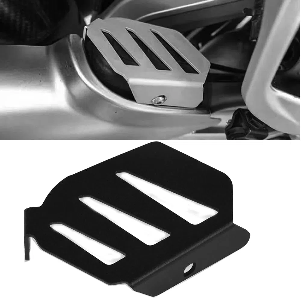 Universal Moto Tapa de válvula de Escape Protección para R1250GS 2019-2024 R1200 GS LC Adv 2014-2024 R 1250 GS Adventure 2019 2020 2021 2022 - Nero