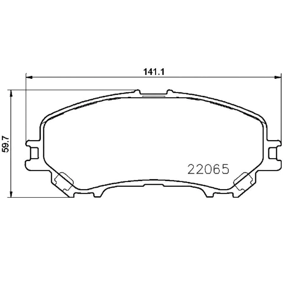 Brembo P 56 100 Pastillas de Frenos