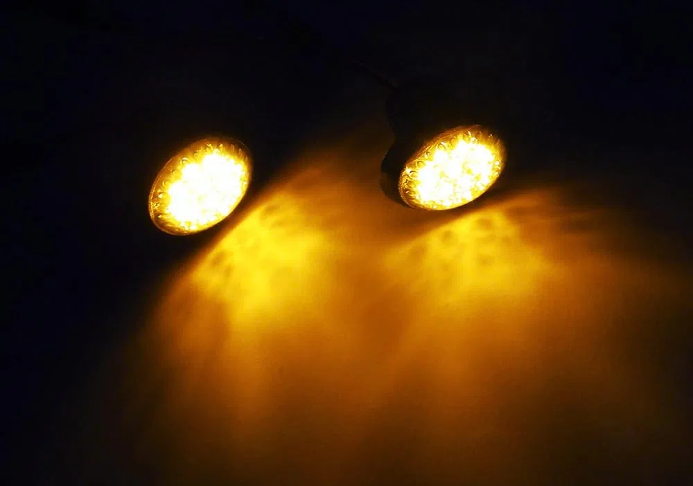 RZG 2 indicadores laterales con lentes LED de color ámbar y fumé negro para Transit Connect Tourneo Connect 2003-2022 2014-2025 Transit Courier