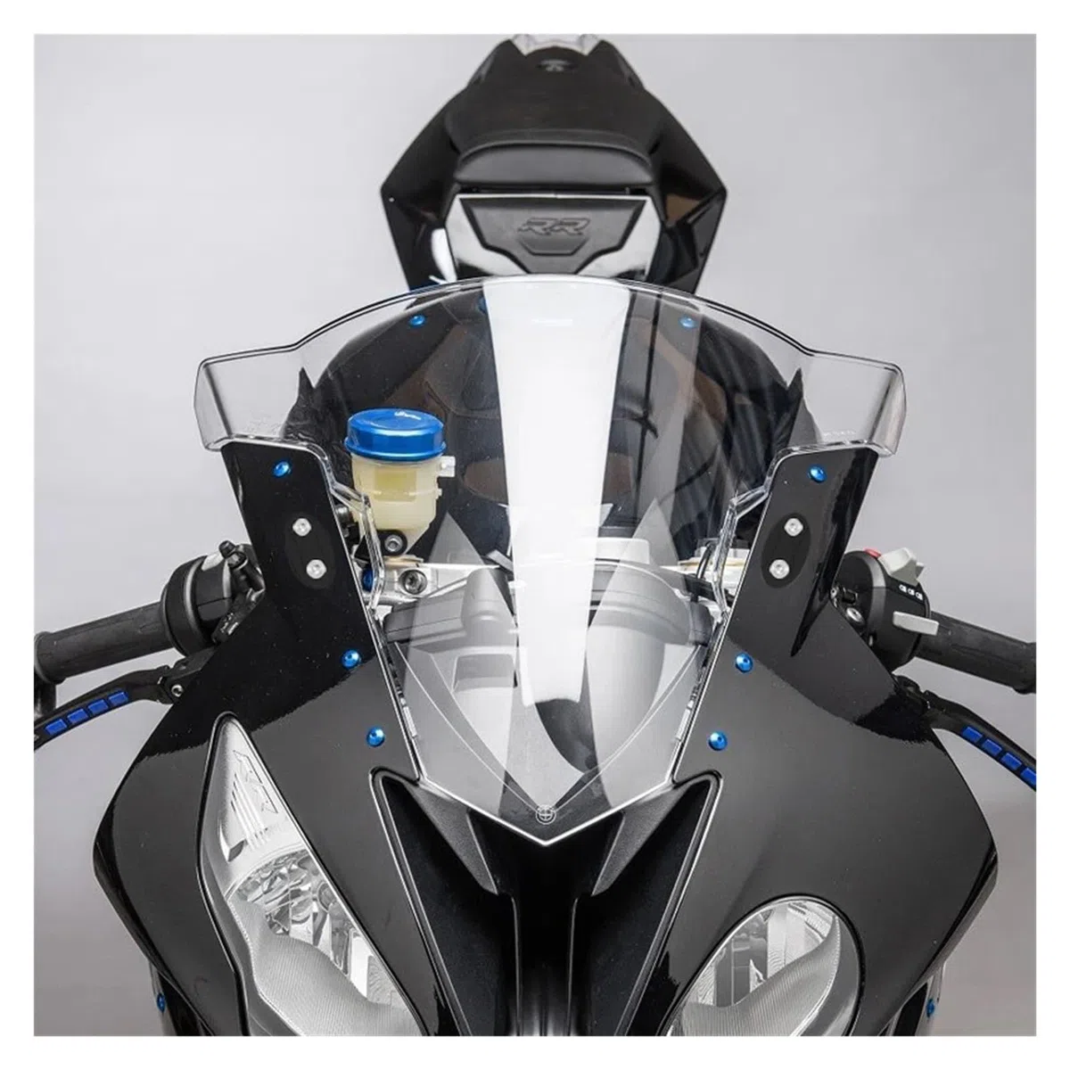Accesorios CNC for Motocicleta, Tapa de Espejo for Parabrisas, eliminadores accionados, Tapa, Cubierta de Orificio de Espejo, Compatible con S1000RR 2009-2018 S1000rr(Titanium)