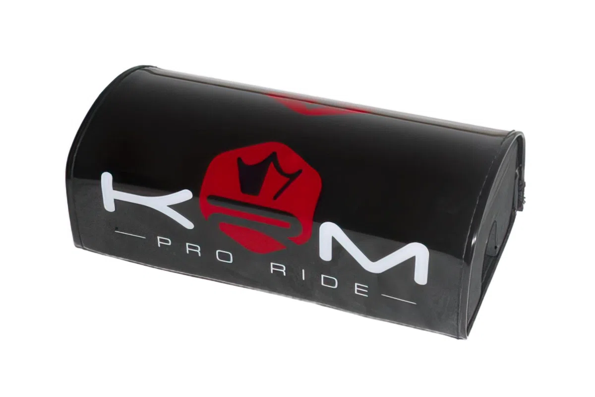 Protección de manillar sin soporte KRM negro/rojo