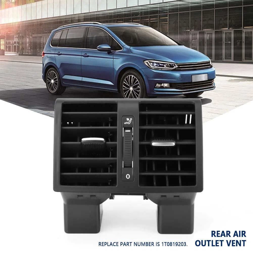 Salida de Aire Acondicionado Trasera, Luft A/C Auslassentlüftung für Die Hintere Mittelkonsole für 04-15 1T0819203