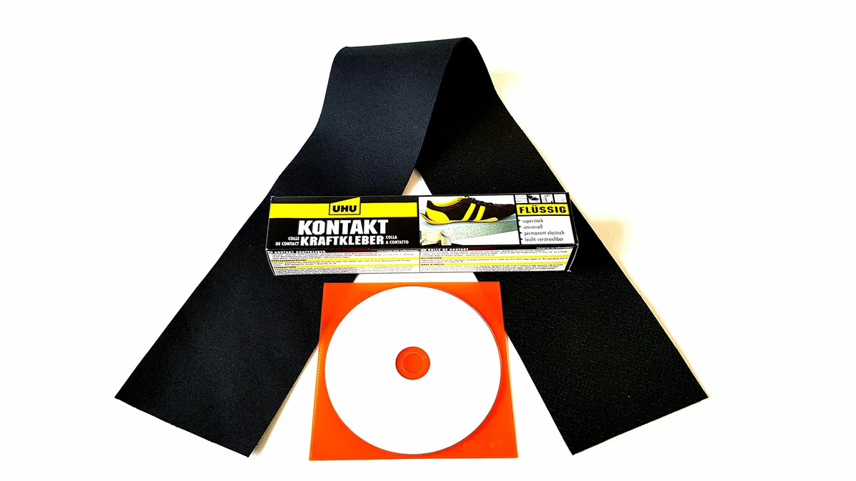 Kit de reparación de capota Smart Cabrio de capota original descapotable para grietas, cortes, agujeros, abrasiones, etc. (completo incluye parches, pegamento, EBA y CD) para cubierta de tela