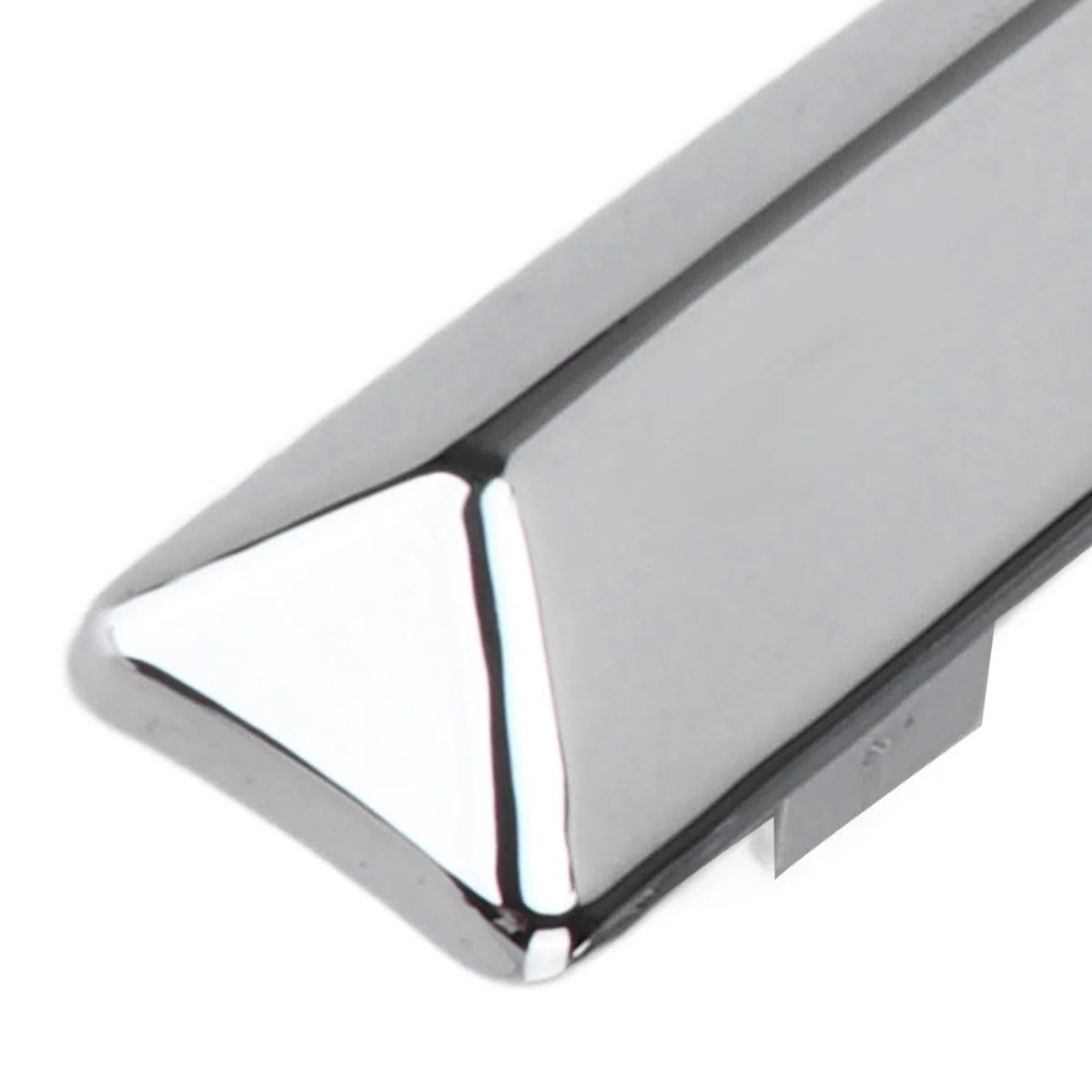 Aramox 2 Uds Moldura de Parachoques de Coche para 500 2007-2015, ABS Moldura de Parachoques Delantero Moldura Cromada Piezas Exteriores de Coche