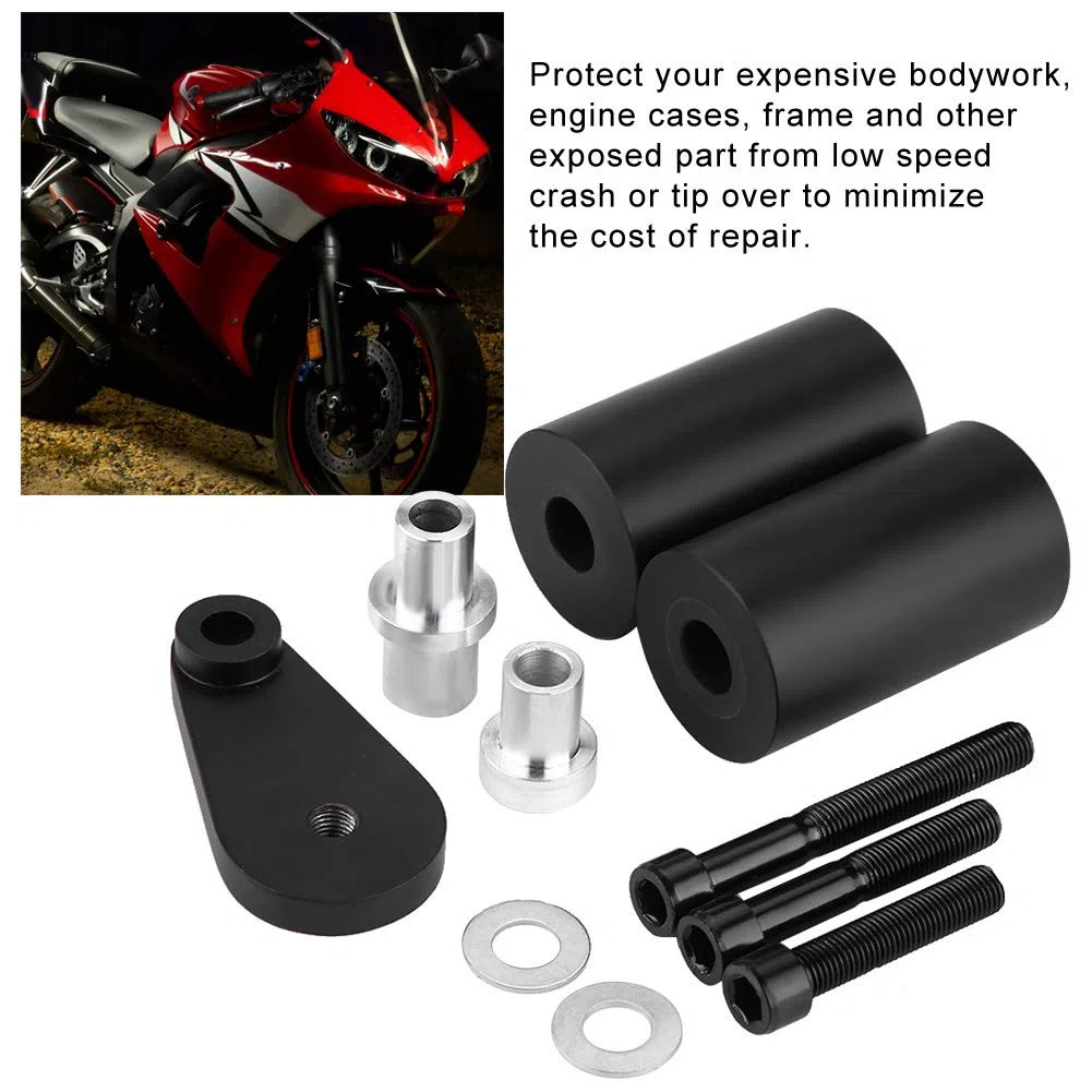 Protector de choque de motocicleta de metal y ABS, piezas de repuesto de motocicleta Protector de motocicleta, para Yamaha YZF R6 2003-2005 Yamaha YZF R6S 2006-2008