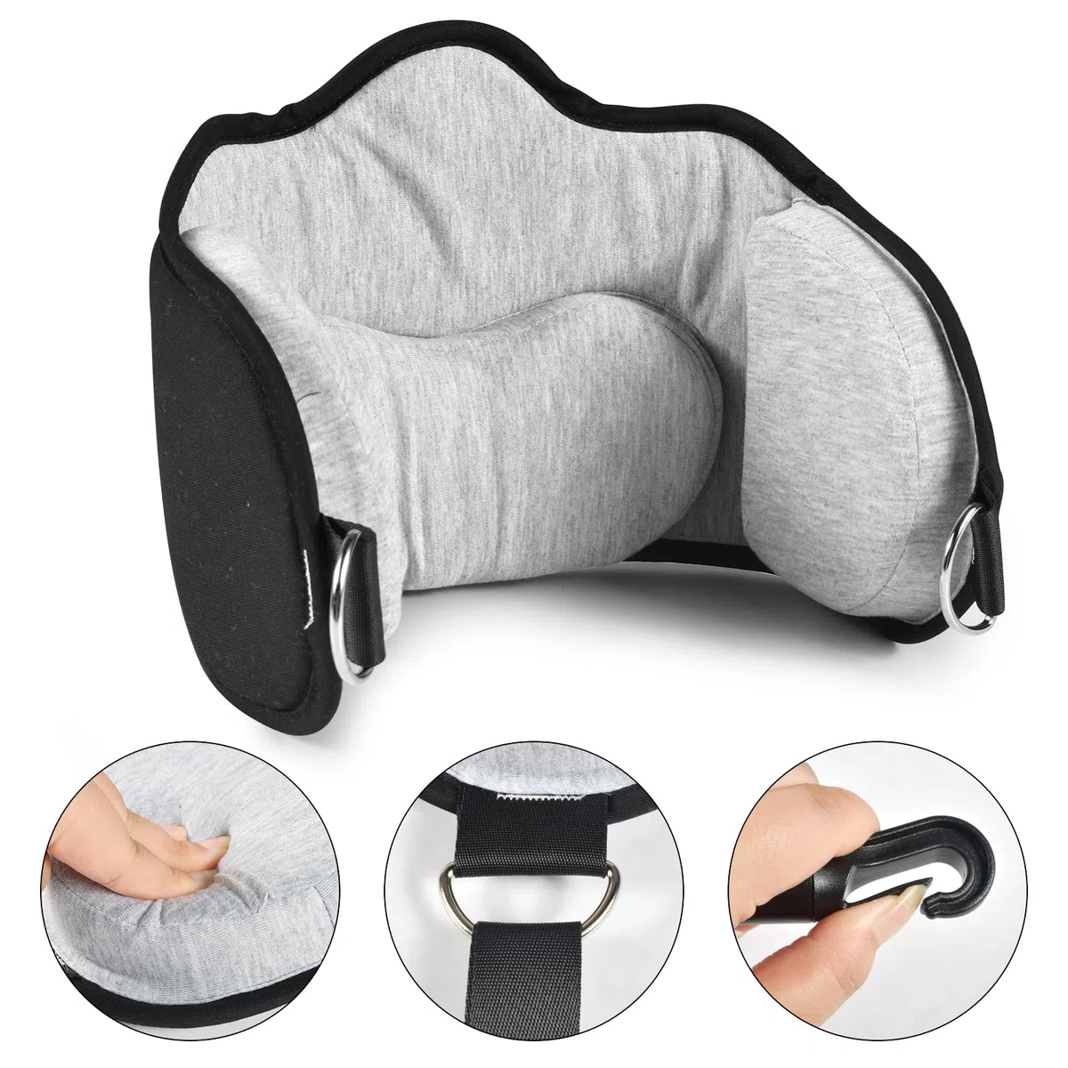 Hamaca de Cuello Cervical, Hamaca para Cabeza de Cuello, Tracción Cervical, Tracción Cervical Portátil, Hamaca Cervical para Aliviar el Dolor, Hamaca para Cuello Relaxion Masajeador