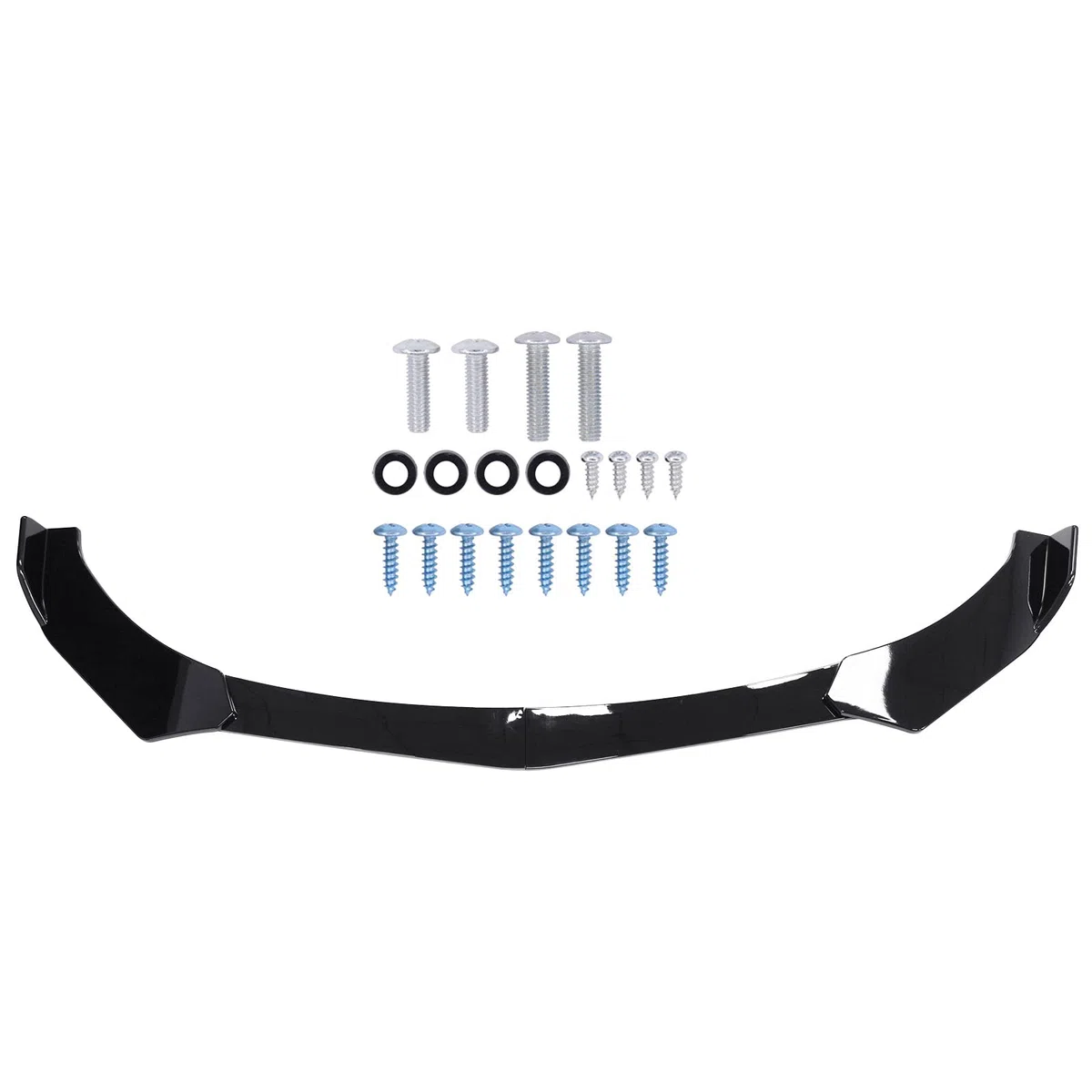 Parachoques delantero spoiler labio carrocería kit difusor divisor para A-udi A3 A5 S3 S4 RS5 S-Line A6 A7 TT negro brillante