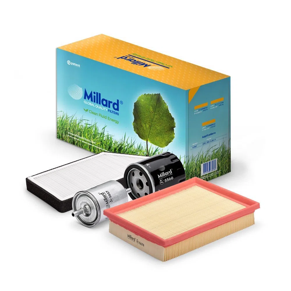 Millard Filters MZ-1746 - Kit de filtros para 206 (1.1I / 1.4I / 1.6I)
