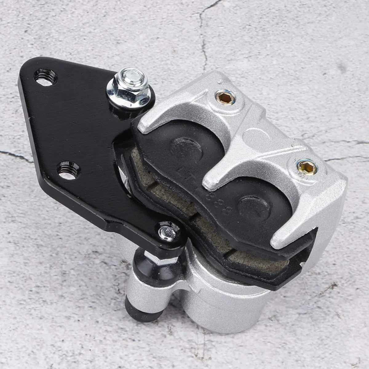Pinza de Freno Trasero, Conjunto de pinza de freno trasero para motocicleta 100-125CC Motor, Conjunto de Pinza de Freno Trasero de Aleación de Aluminio para Motor