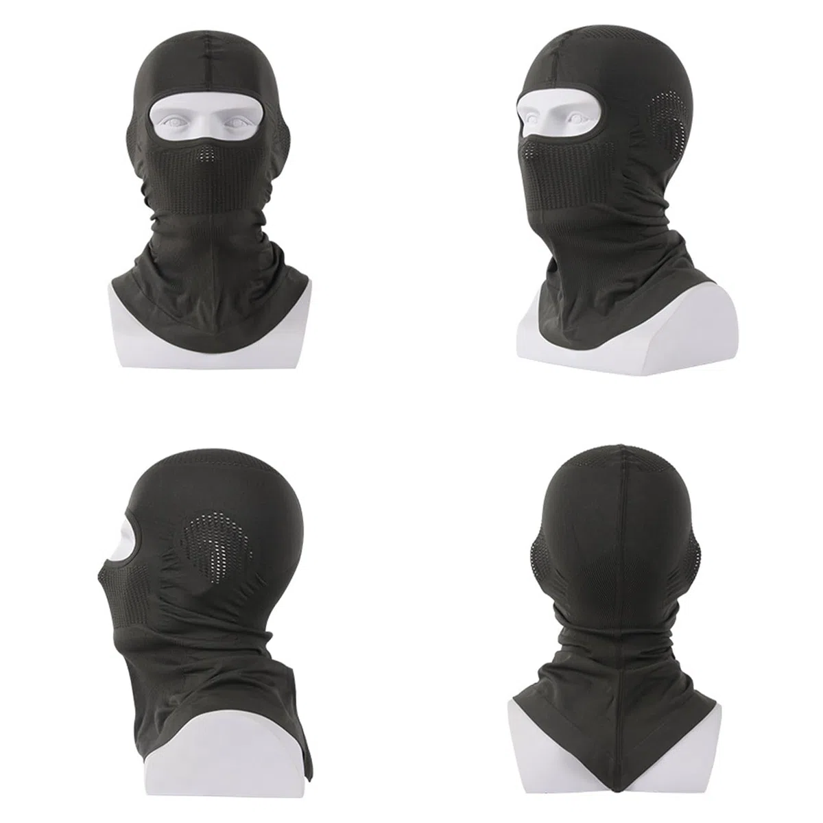 1 capucha transpirable para bicicleta deportiva, protección solar multifunción, máscara de esquí, máscara para casco de moto, protector de cuello para bicicleta, máscara de cara completa