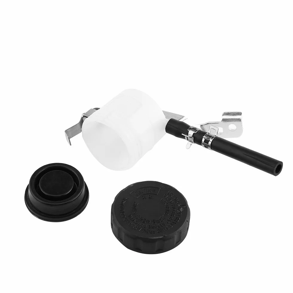 Depósito de Líquido de Frenos, Cilindro de Freno Botella de Líquido del Depósito de Aceite con Soporte para SV650 03-09 SV100S 03-07
