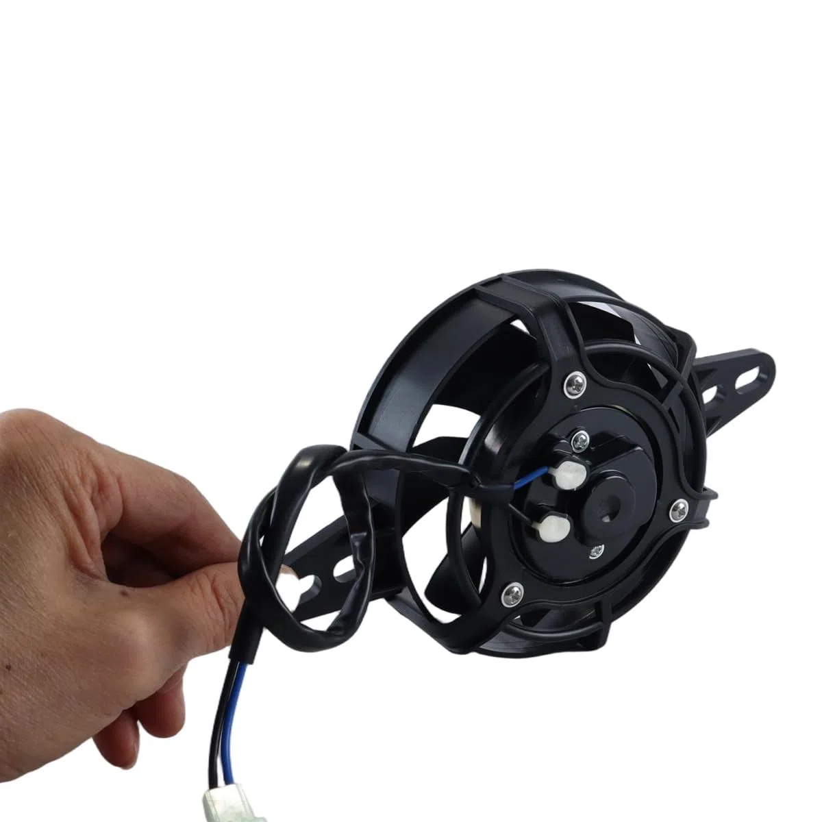 Ventilador De Refrigeración Para Motocicleta De 12 V. Ventilador Especial Para Enfriador De Aceite Y Depósito De Agua Para Motos De Cross, Pit Bikes, ATV Y UTV De 200 Cc a 250 Cc.