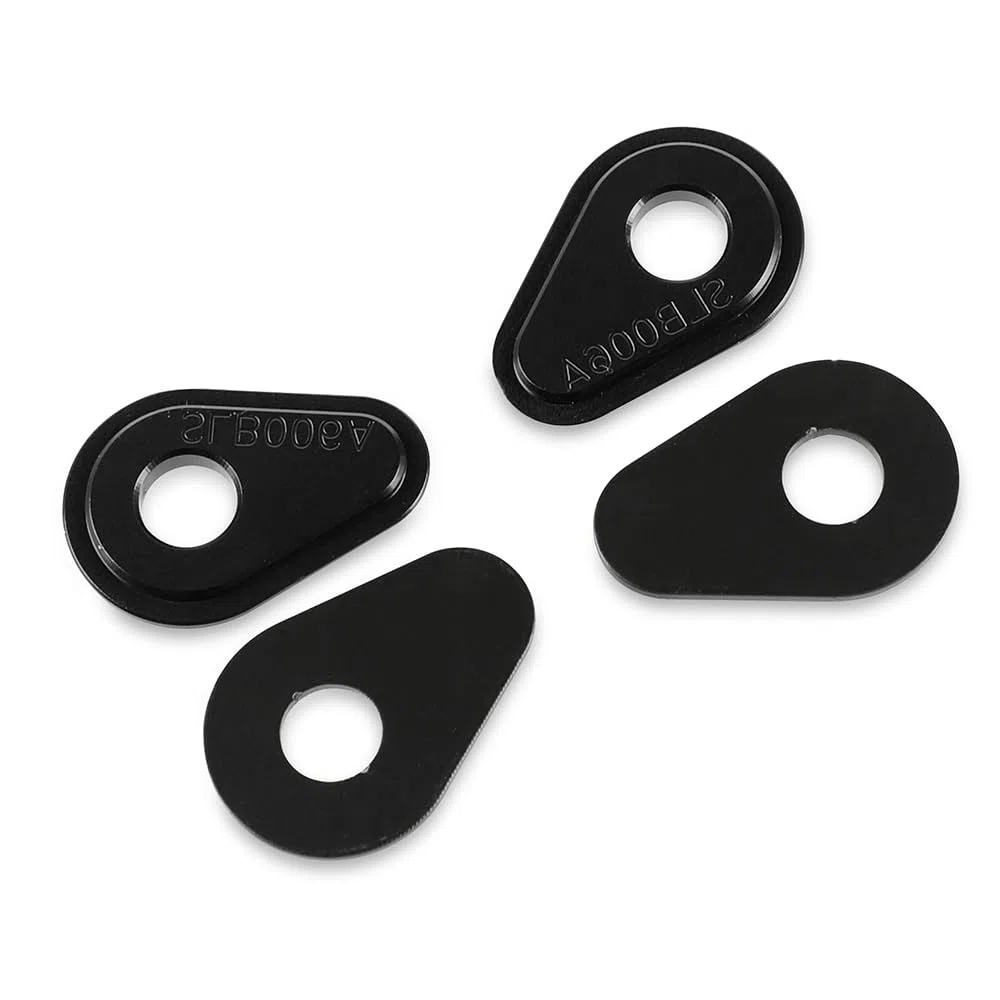 4pcs Moto Adaptadores de Indicadores de Dirección para MT-03 MT-07 MT-09 MT-10 Tenere 700 YZF-R1 R3 R6 R7 Tracer 900 XSR700 XSR900 - Negro