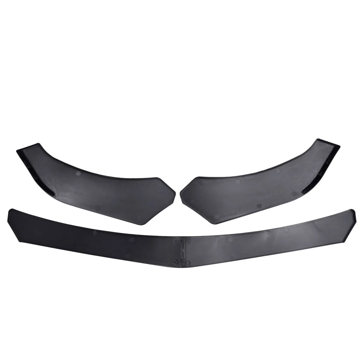 Parachoques delantero spoiler labio carrocería kit difusor divisor para A-udi A3 A5 S3 S4 RS5 S-Line A6 A7 TT negro brillante