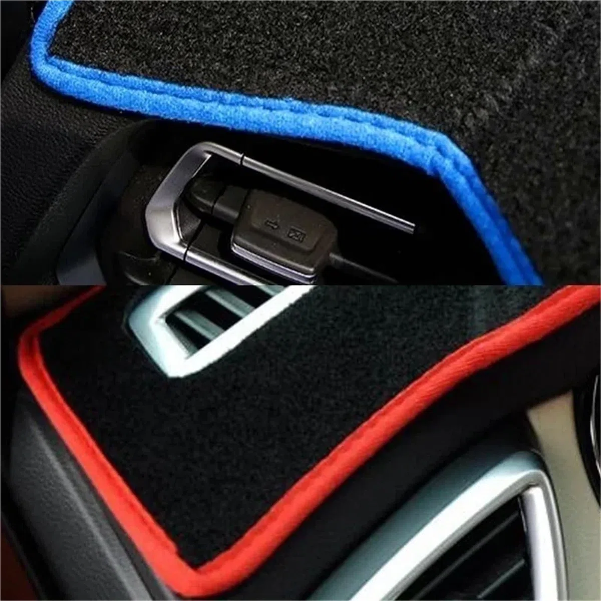 Protector Solar Para Salpicadero Para Hyundai Para I20 III 2020 2021 2022 2023 2024 2025 Cubierta Para Tablero De Automóvil Alfombrilla Para(Black LHD)