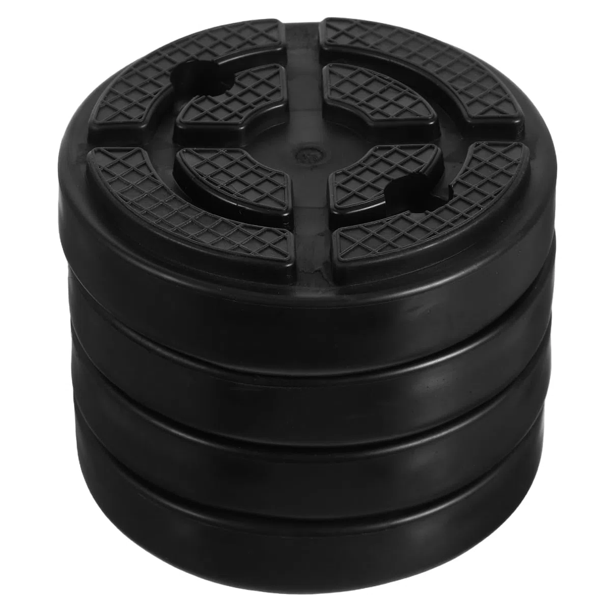INOOMP 4 Piezas Tacos de Goma para Elevador de Coche Almohadillas Redondas de Caucho para Soporte Elevador Antideslizantes y Resistentes para Puentes de Dos Columnas Accesorios de