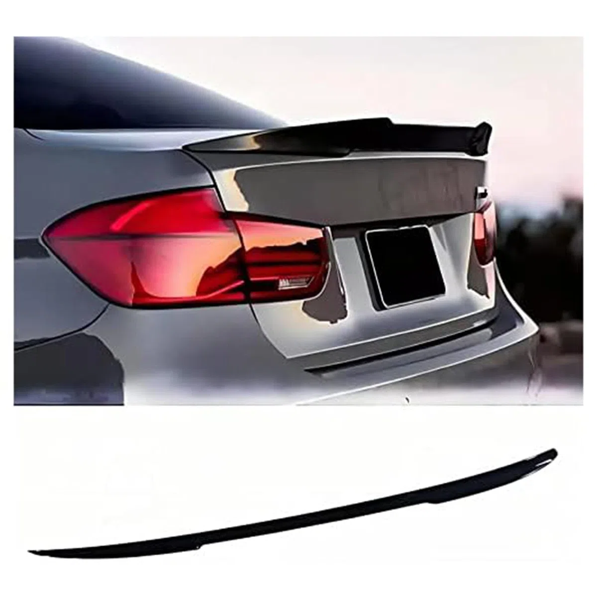 Spoiler Trasero Coche, para Opel Insignia A 2013-2017 Aleron Maletero Fibra Carbono Estilo Deportivo Accesorios Exterior Tuning Aerodinámico,A Sedan