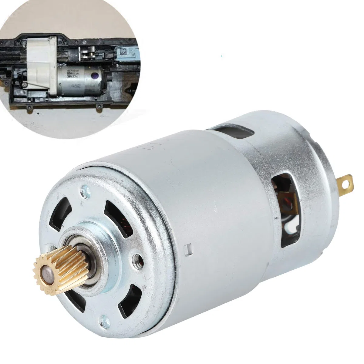 Akozon Motore Freno Mano, Actuador de Freno de estacionamiento, Motor del módulo de Freno de Mano del actuador de Freno de estacionamiento 17 Dientes 34436850289 para S-Class W221 06-13