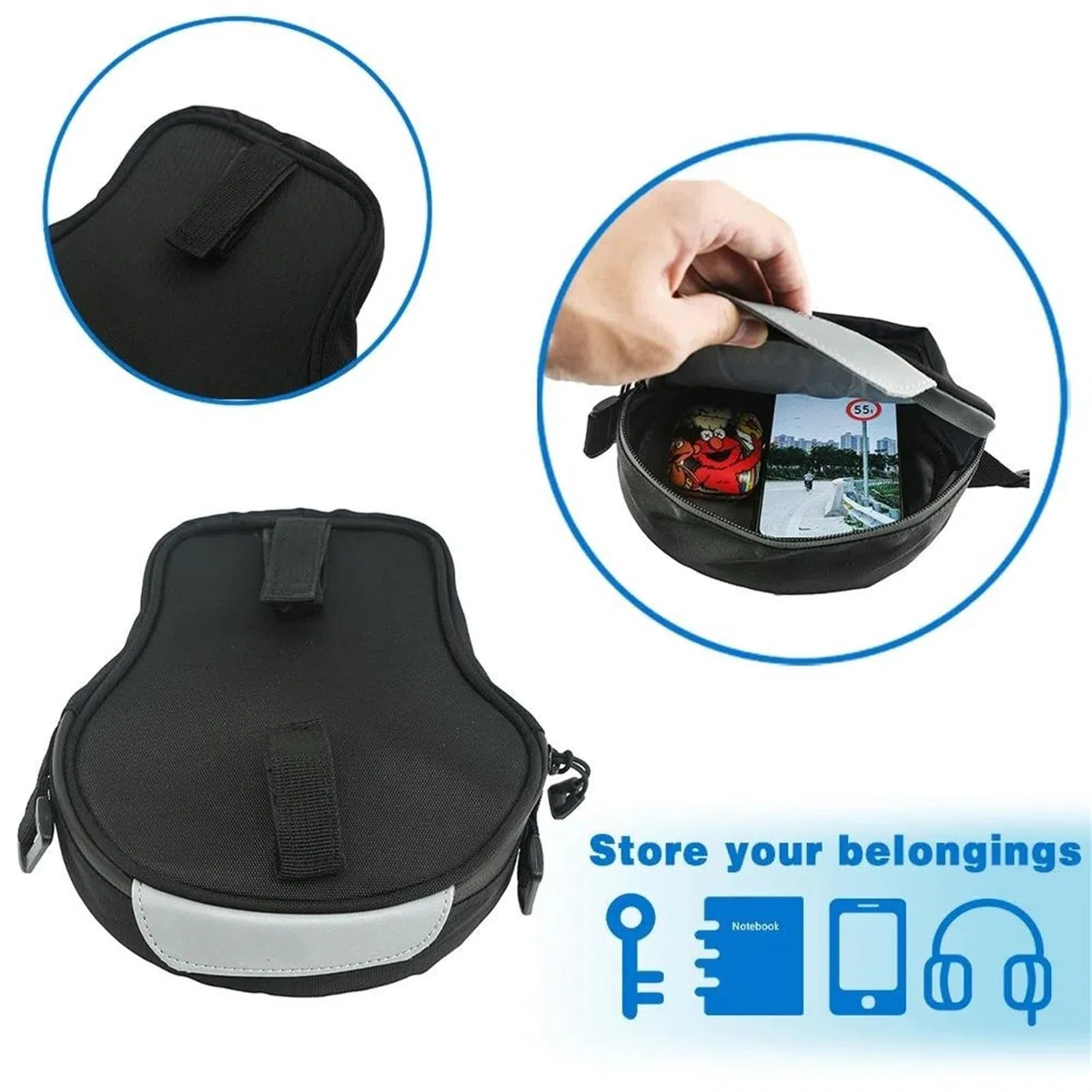 Bolsas Asiento Moto para BMW para R1250GS R 1250 GS R1200GS R 1200 GS Adventure CRF1000L Bolsa Trasera Motocicleta Portaherramientas Impermeable Bolsa Asiento Bolsillo Bolsas Moto