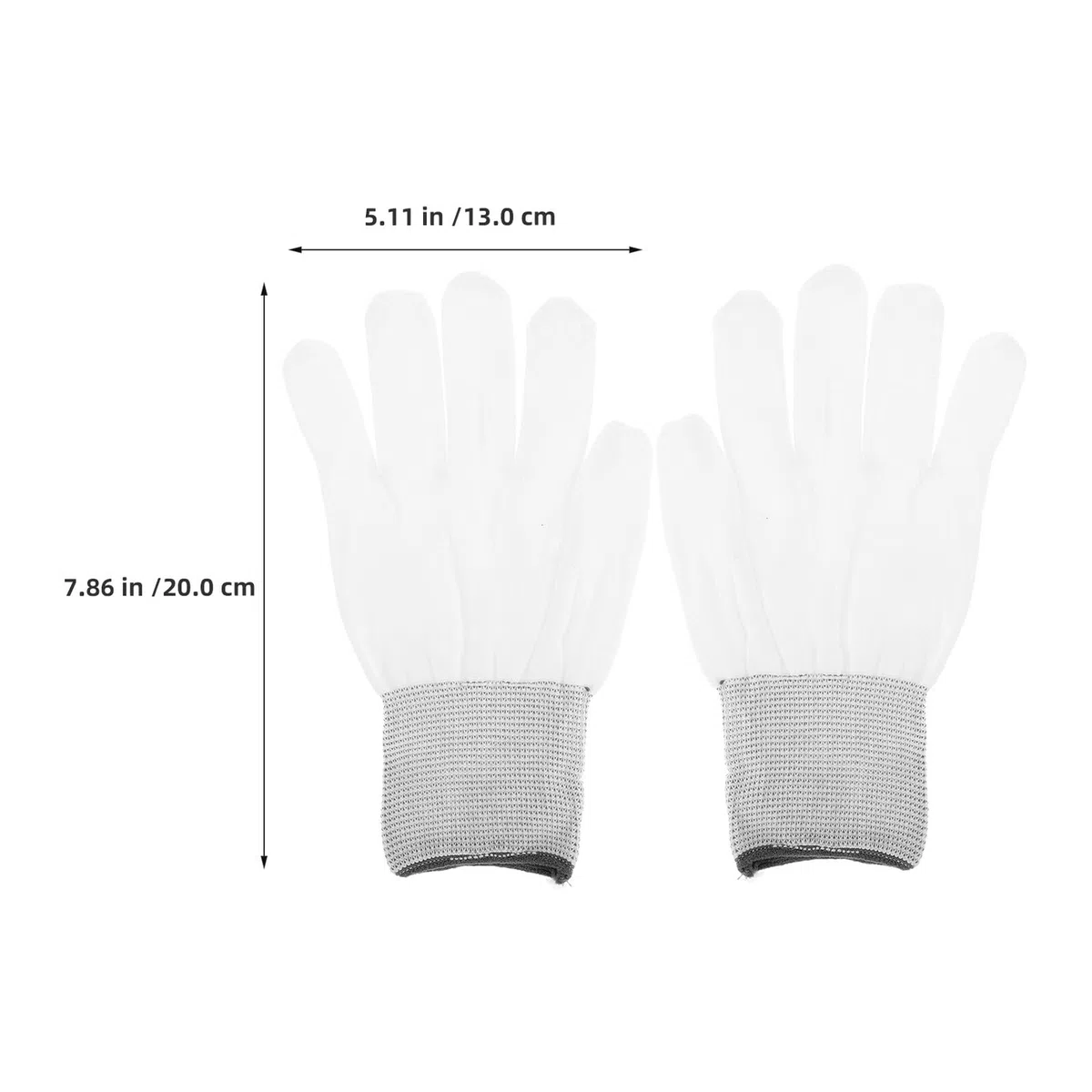 10 Pares de Guantes Antipolvo Reutilizables de Nylon y Fibra para Aplicación de Película en Carrocerías de Vehículos, Uso Diario y Antistáticos