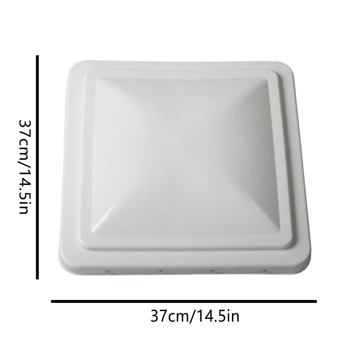 Juego de Rejillas de ventilación de Techo para, Kit de ventilación de Remolque de Viaje, ventilación Impermeable de 14 Pulgadas para Remolque, casa móvil, Furgoneta, conversión, Viajes