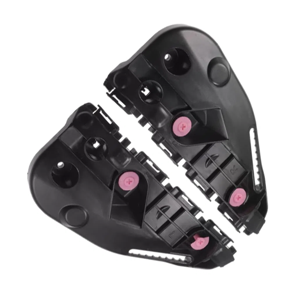Riloer Soporte de parachoques, soportes de parachoques delantero, soporte de soporte de parachoques delantero, 2 soportes de parachoques izquierdo y derecho compatibles con Toyota Hilux 2016-2022,