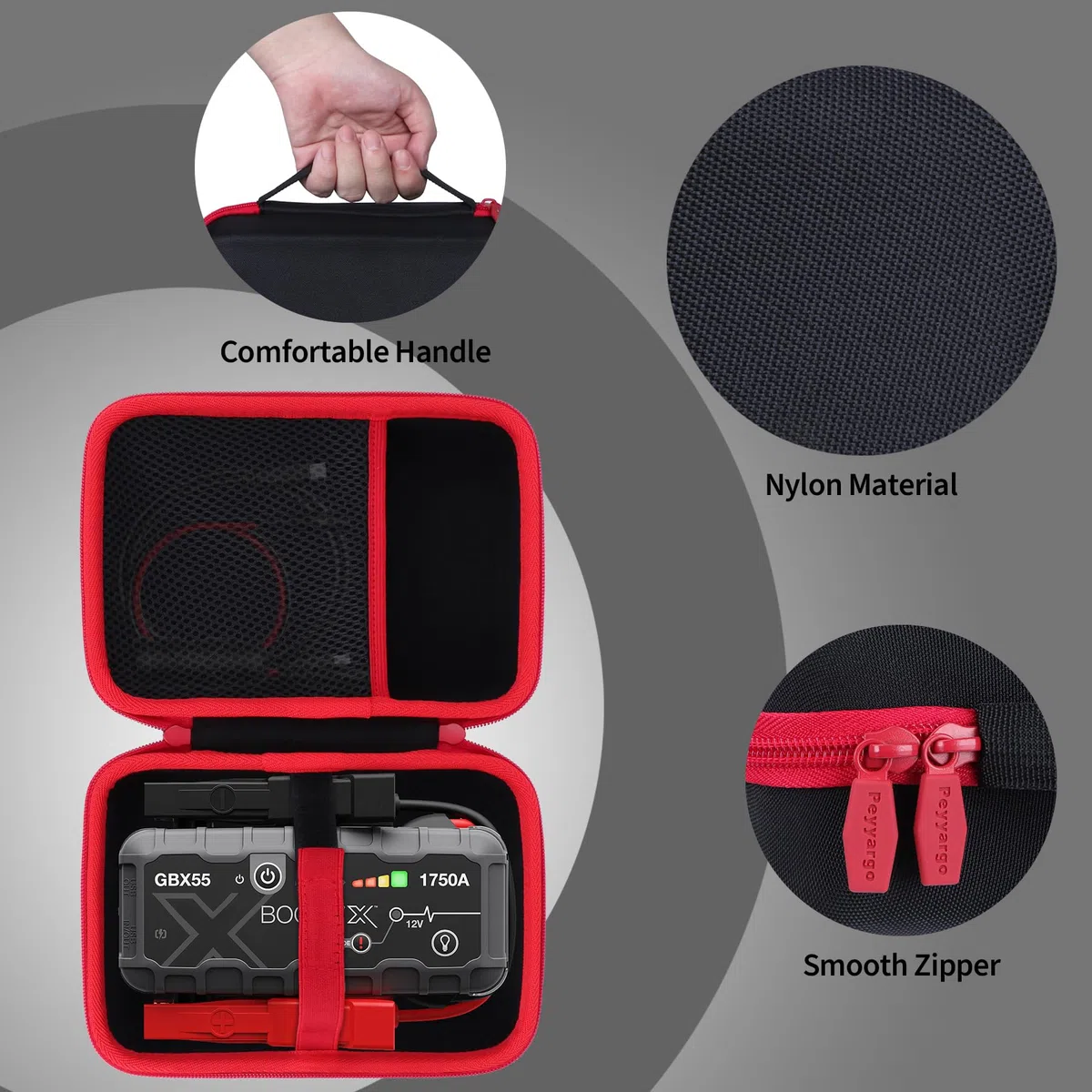 Dura Funda Protectora Compatible con Boost X GBX55 Arrancador de Batería