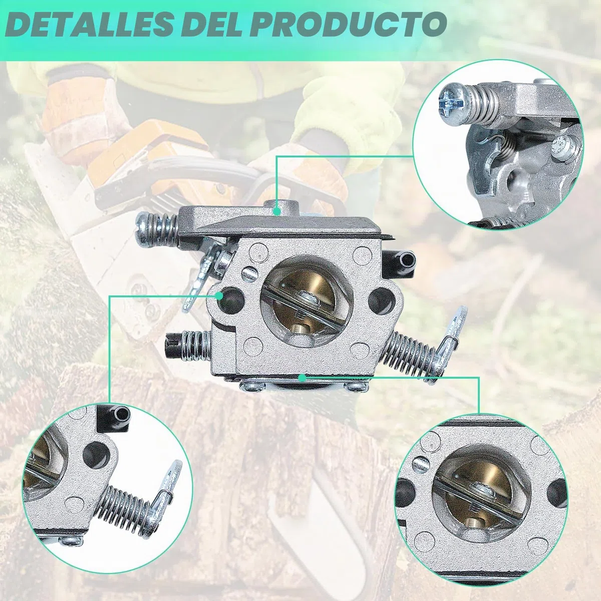 Kit de Carburador para STIHL 021, 023, 025, MS 210, MS 230, MS 250 Motosierra, ADEFOL Piezas de Repuesto incluye Carburador y Junta Bujía Filtro Manguera Tapa Caja del Filtro 13 en 1